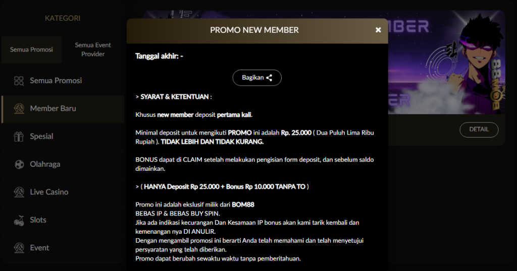 Dapatkan 100% Bonus Deposit Pertama Anda
